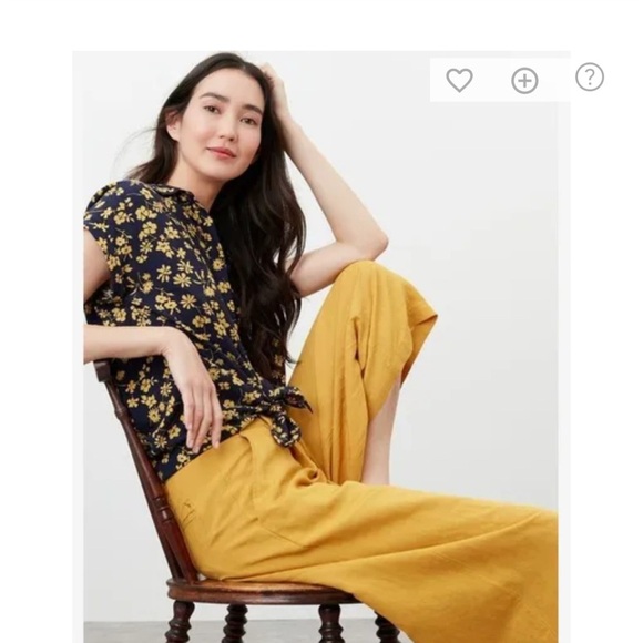 Joules Carlotta High Waisted Cropped Culottes - Picture 1 of 3